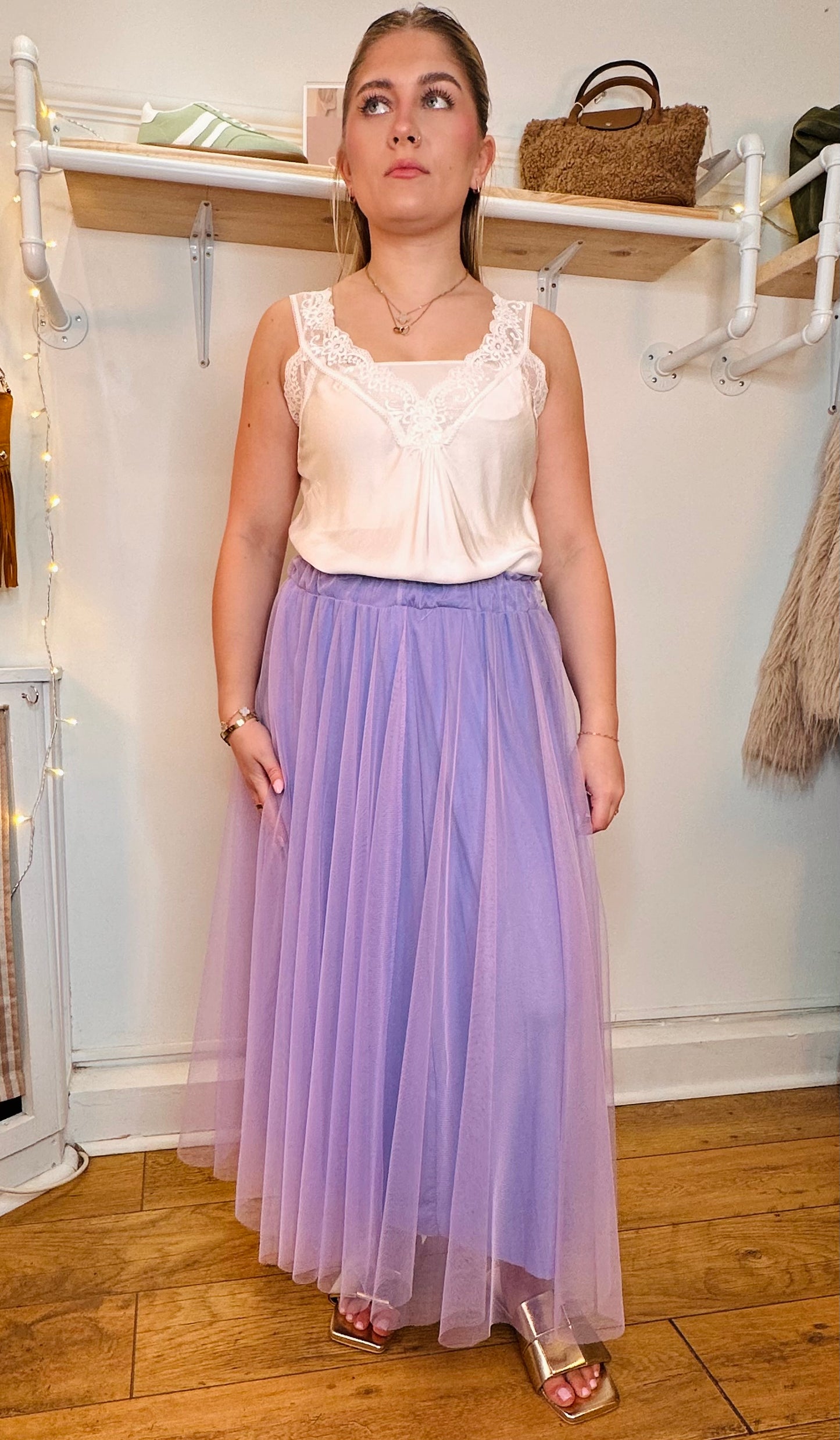 Pretty in Tulle lilac skirt