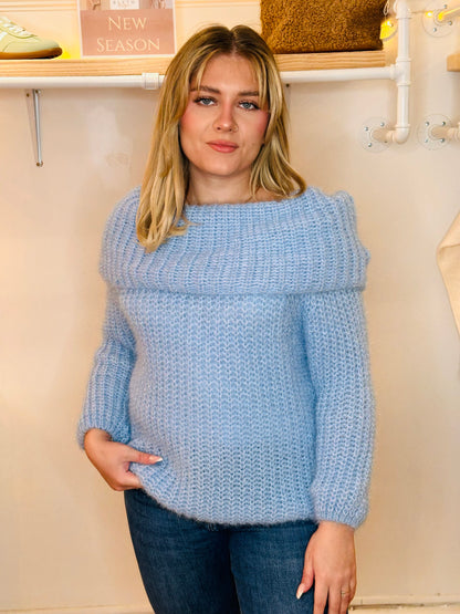 Bardot Super Soft Jumper - light blue