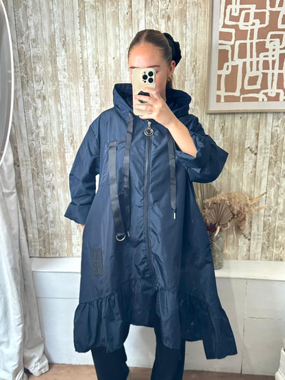 Frilled Oasis raincoat