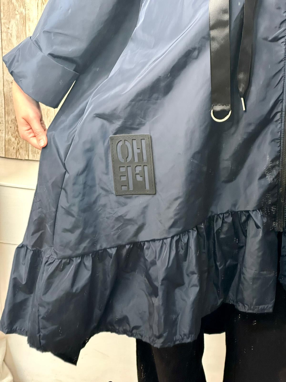 Frilled Oasis raincoat