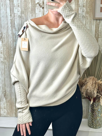 Beige Super Soft Slouch Jumper