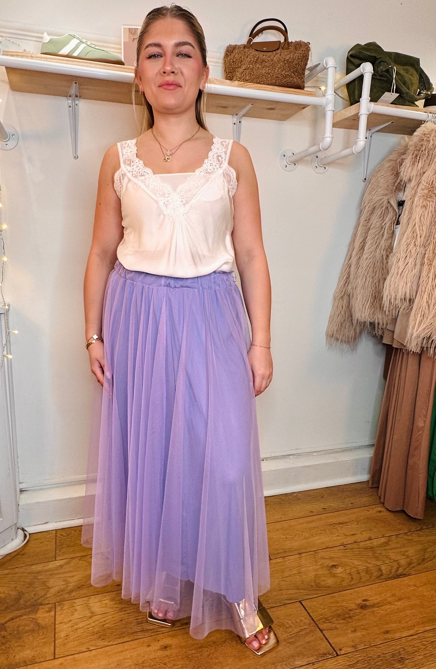 Pretty in Tulle lilac skirt