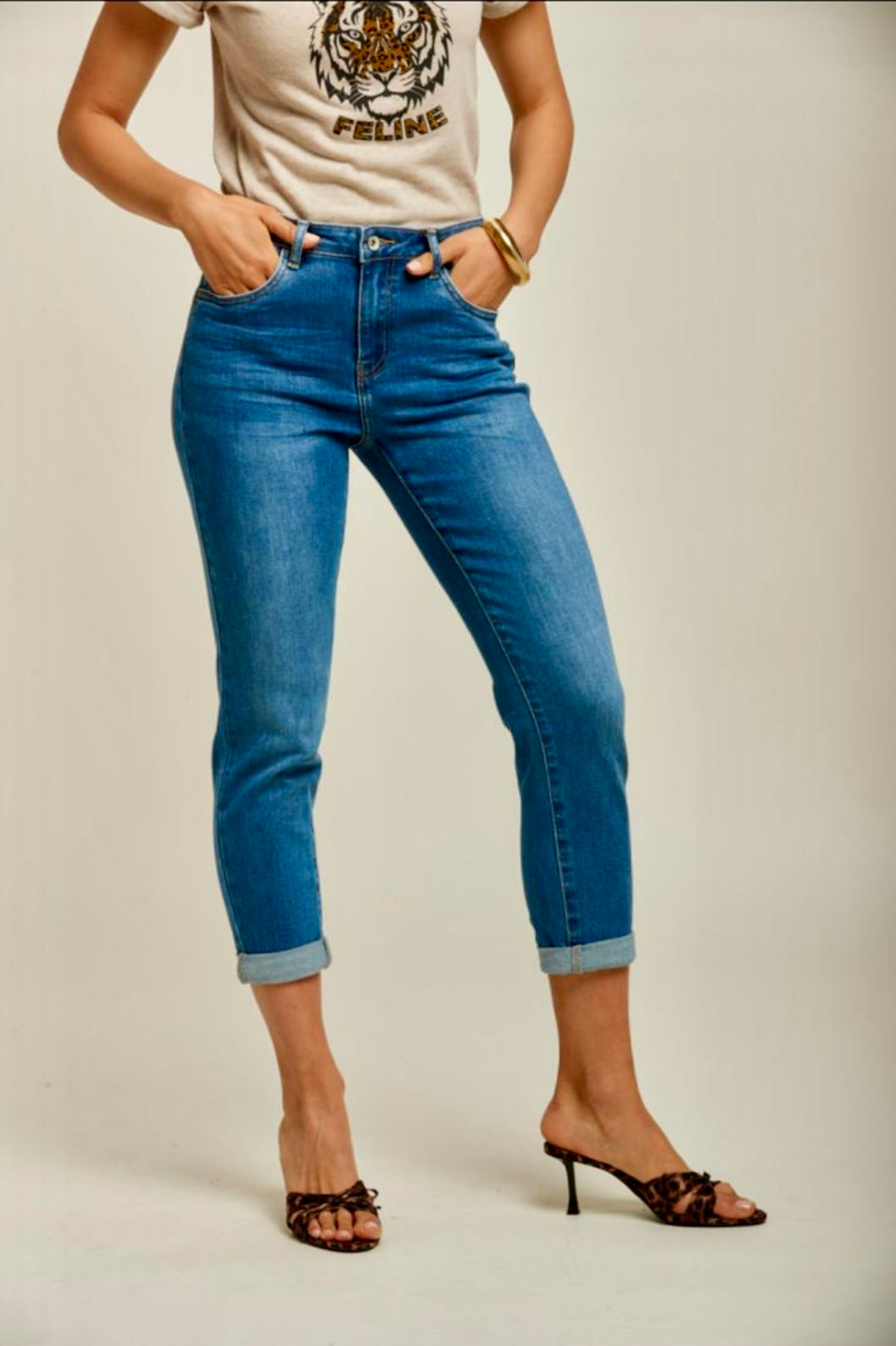 Toxic boyfriend jeans - mid denim