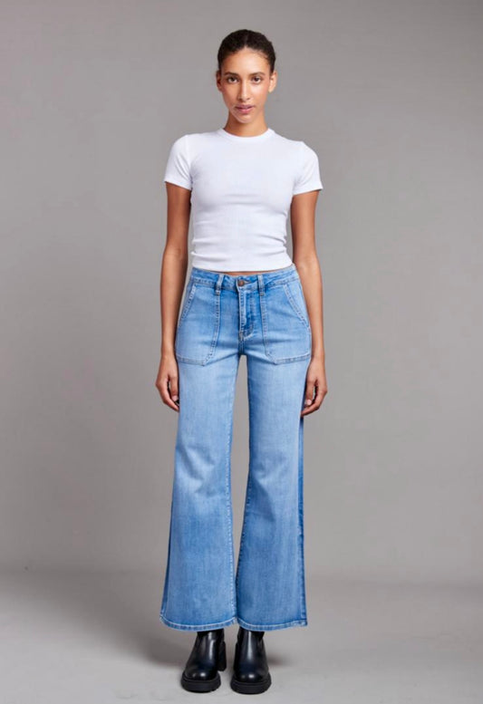 Toxic wide leg jeans - light denim