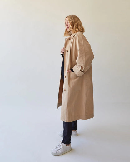 Chalk Piper trench coat Beige